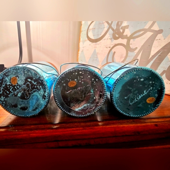 Valerie Parr Hill lndoor/Outdoor Hand Blown Mercury Glass Lit Mason Jars w/Timer - Picture 2 of 8